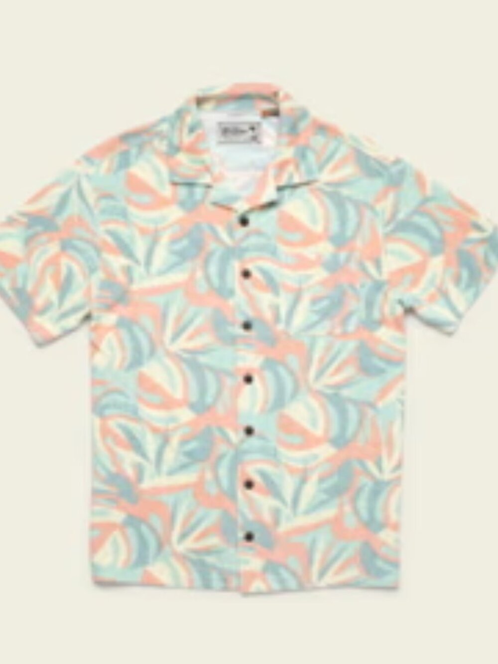 NWTs Howler Bros Palapa Terry Shirt - Monstera Mash : Sherbet (L)